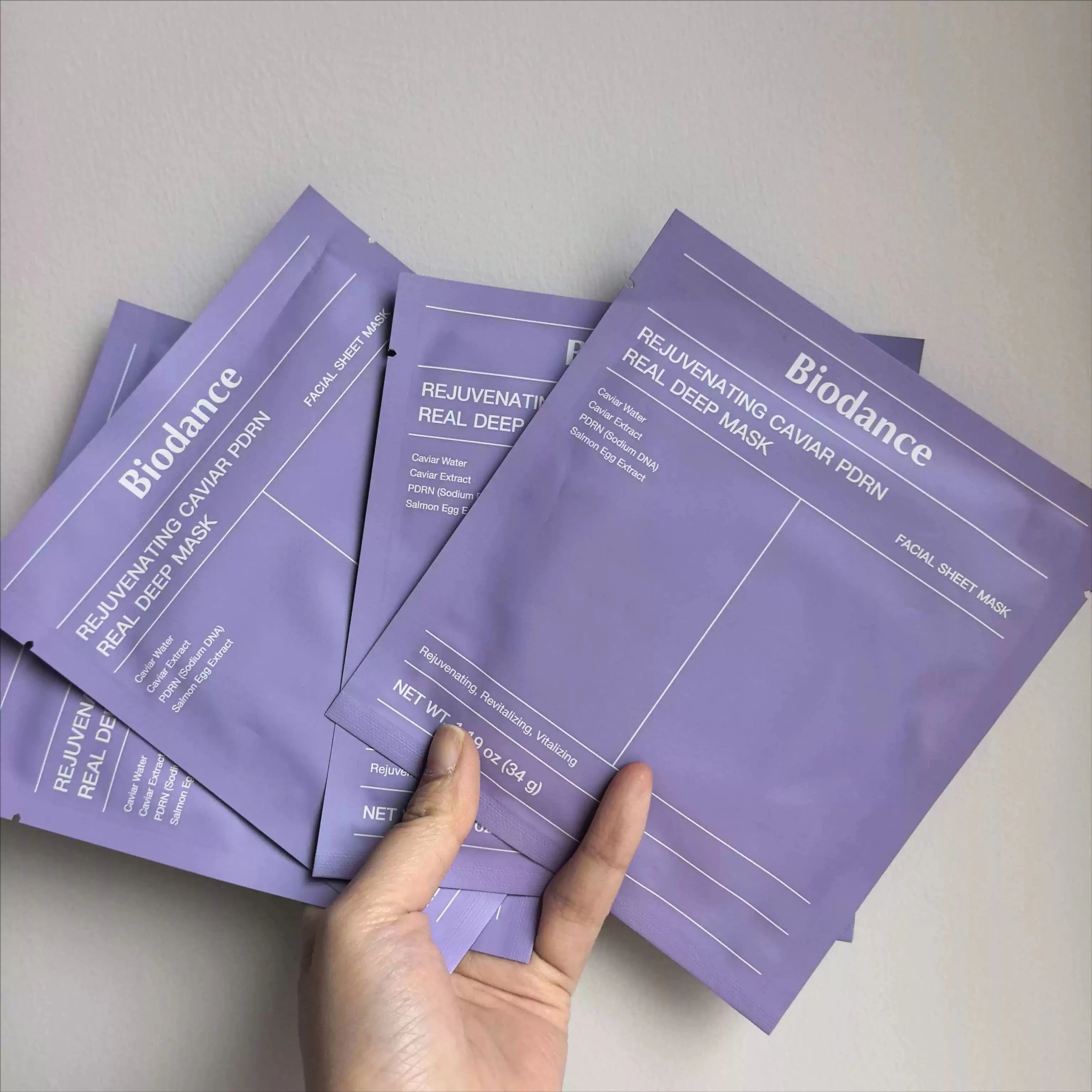 Caviar Pdrn Bio-Collagen Deep Hydrating Gel Mask Nighttime Moisturizing Shrinking Pores Improving Elasticity Hydration